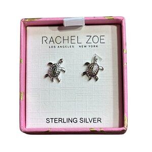 NEW 925 Sterling Silver Cute and Fun Turtle Stud Earrings